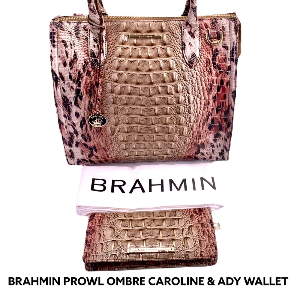 BRAHMIN PROWL OMBRE CAROLINE & ADY WALLET